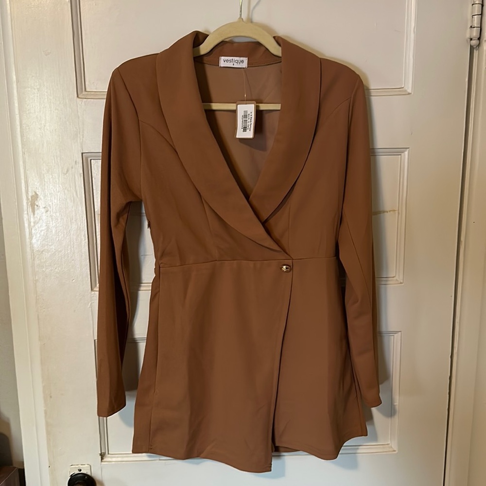 Blazer romper jumpsuit - Business casual meets sassy